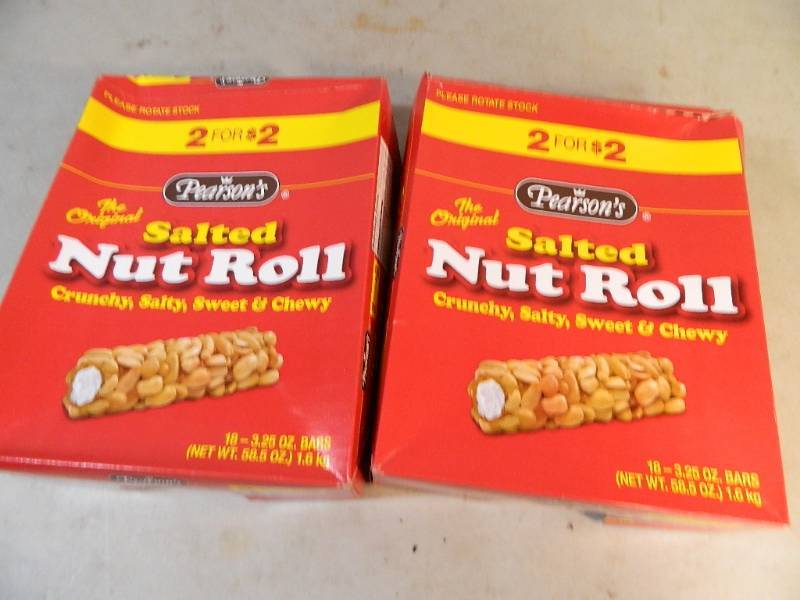 lot 74 image: 2 New Cases of Pearsons Salted Nut Rolls
