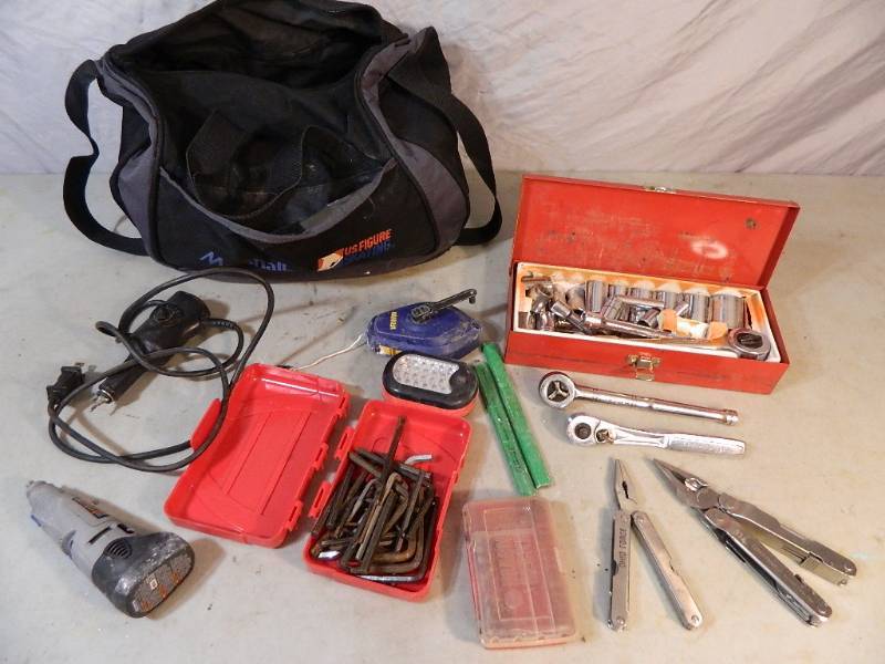 lot 114 image: Leatherman, Sockets, and More