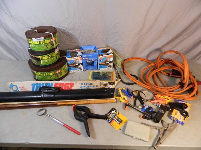 lot 119 image: Jumper Cables, Tools, and More