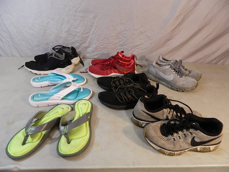 lot 134 image: 7 Pairs of Name Brand Womens Shoes