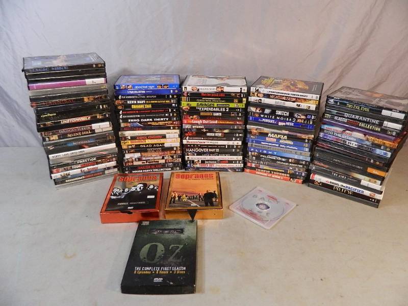 lot 137 image: Over 100 Dvds
