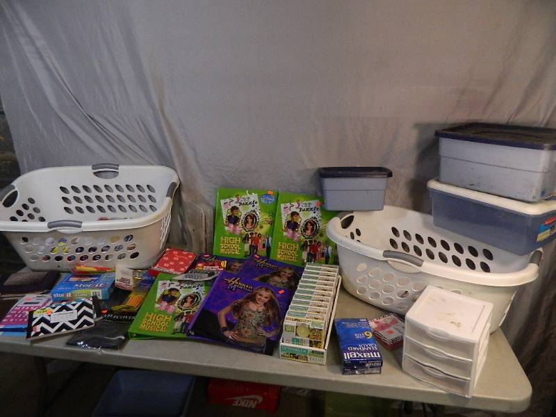 lot 194 image: Clothes Baskets, Totes, and More