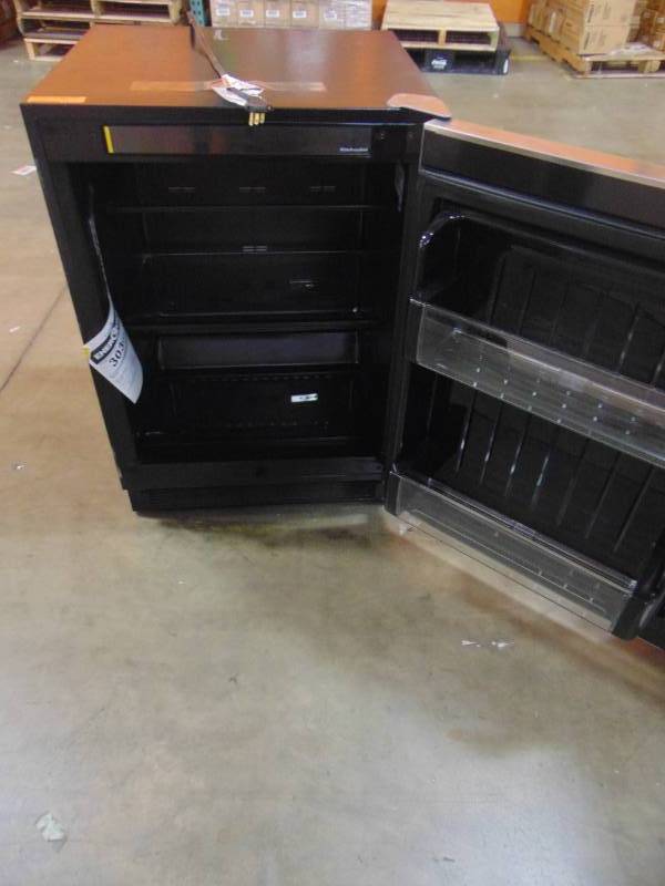 lot 38 image: KitchenAid 4.9-cu ft Built-InFreestanding Mini Fridge (Stainless Steel) KURR104ESB