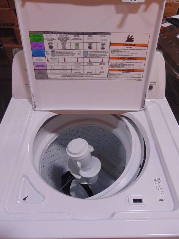 lot 51 image: Roper 3.5-cu ft High-Efficiency Top-Load Washer with Agitator (White) RTW4516FW