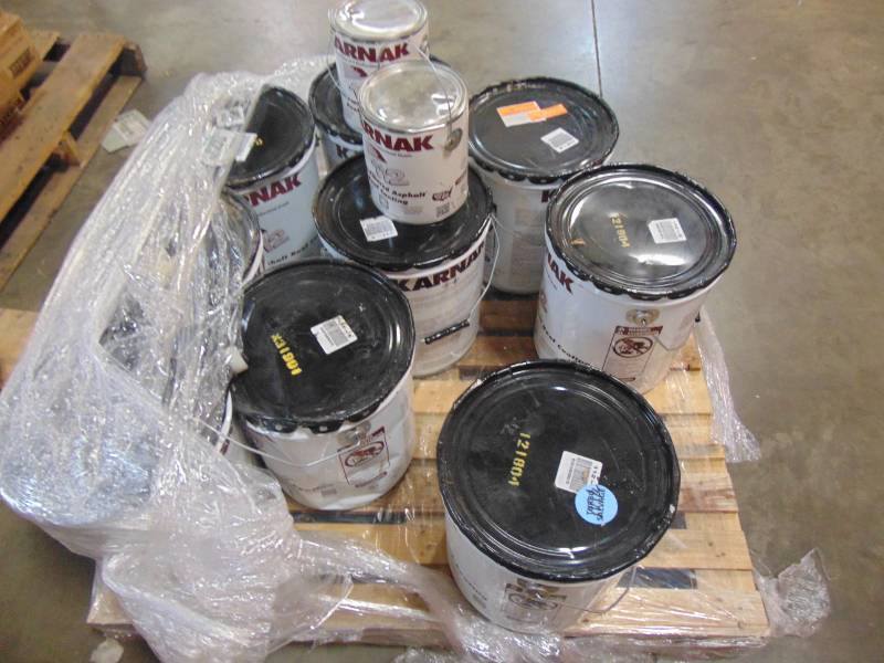 lot 57 image: KARNAK 112 Non-Fibered Asphalt Roof Coating 640-fl oz Roof Seam Sealant 112R-5-LW