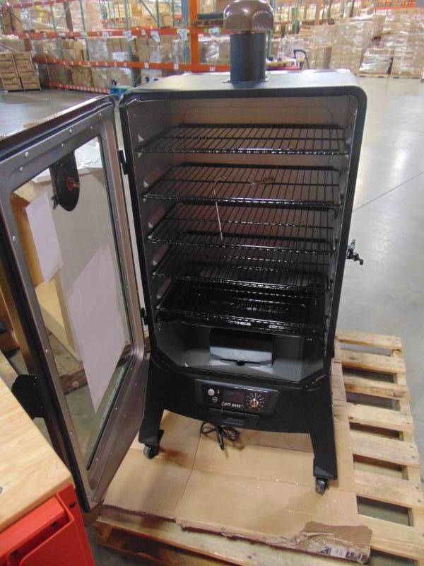 lot 68 image: Pit Boss 1250-Watt Black Electric Vertical Smoker (Common 41-in Actual 41-in) PBV4PS1