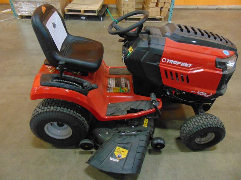 Troy bilt Bronco 46 in. 679 cc V Twin OHV Engine Automatic Drive Gas Lawn Tractor Riding Mower with Mow in Reverse Bronco 46T MN HOME OUTLET BURNSVILLE 111 SATURDAY PICK UP ONLY