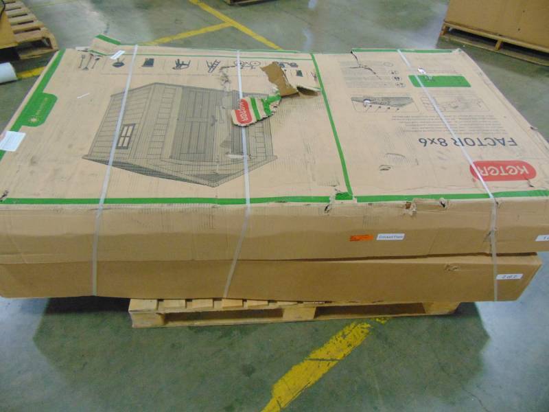 lot 84 image: Keter Factor 8 ft. x 6 ft. Outdoor Storage Shed 213039