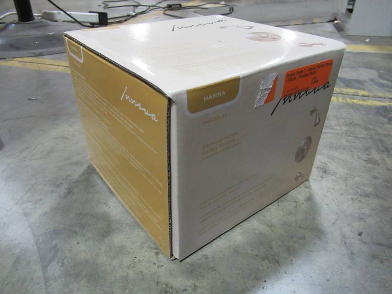 lot 203 image: Innova Hanna 1-Handle Tub and Shower Faucet  Brushed Nickel F6830-21