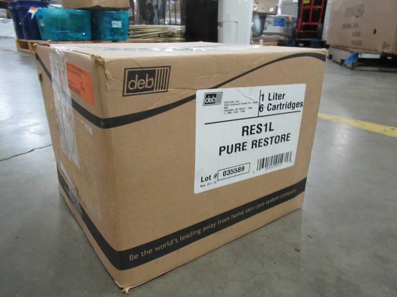 lot 288 image: 1 (case of 6) DEB Skin Conditioner,1L,White,Unscented, RES1L