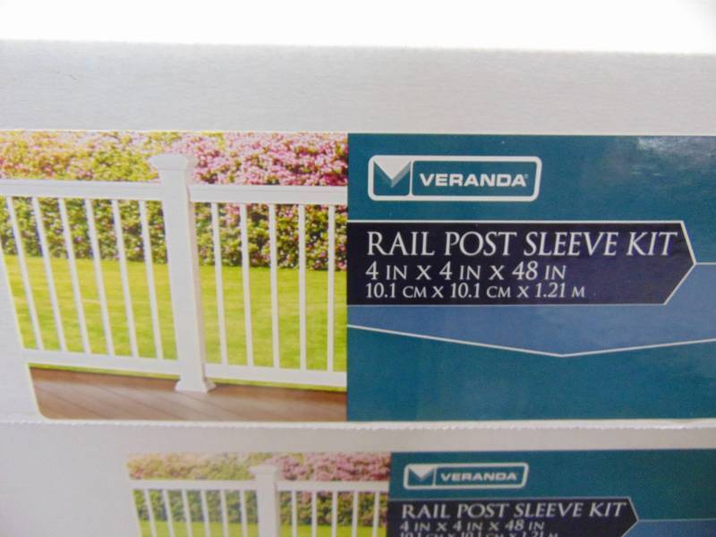 lot 40 image: Rdi 4 in. x 4 in. x 48 in. Composite Post Sleeve Kit 61109090