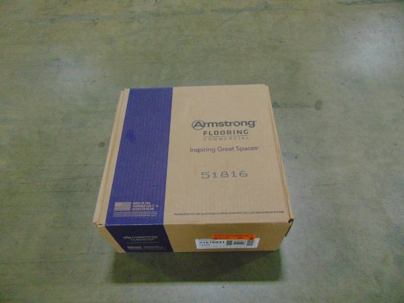 lot 414 image: Armstrong Flooring Multicolor 45-Piece 12-in X 12-in Carnival White Glue (Adhesive) Speckle Commercial VCT Tile 52500031
