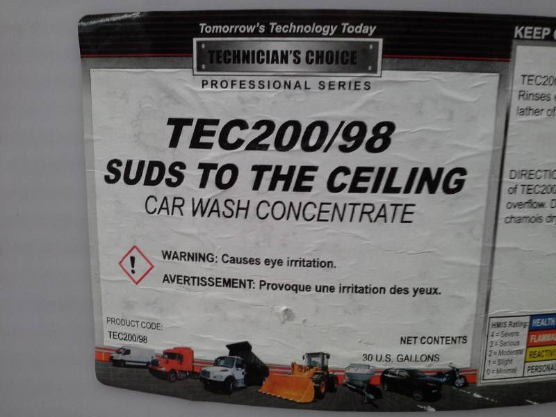 Technician's Choice® TEC200/98 Suds to the Ceiling 