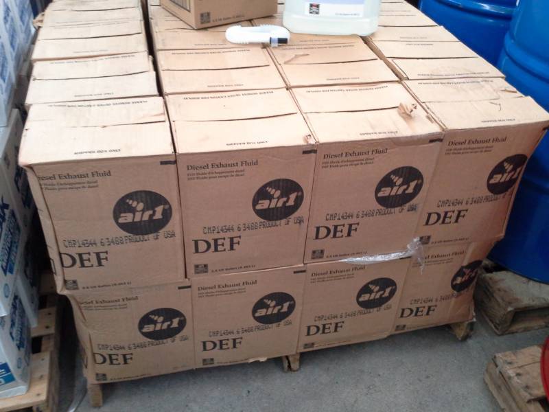 lot 83 image: 10 Cases of Yara Diesel Exhaust Fluid 2.5-Gallon Bottles
