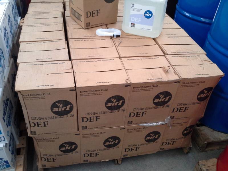 lot 85 image: 10 Cases of Yara Diesel Exhaust Fluid 2.5-Gallon Bottles