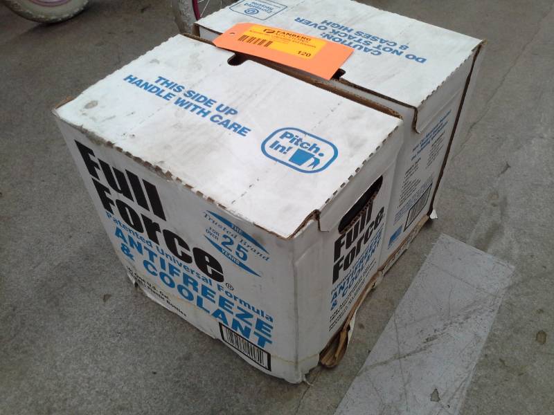 lot 120 image: 1 Case of Full Force Antifreeze & Coolant 1-Gallon Bottles