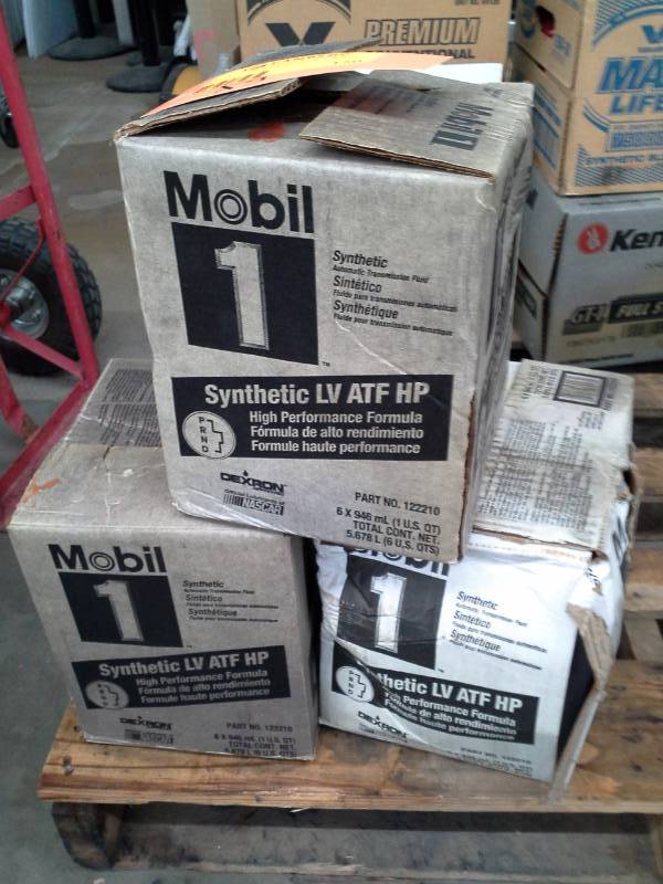 3 Cases of Mobil 1 Synthetic LV ATF HP Automatic Transmission