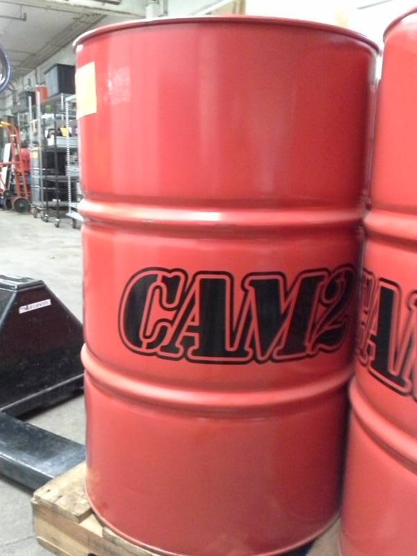 lot 61 image: 1 Drum of Cam2 Saw Guide Oil 100 55-Gallon