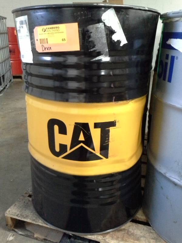 lot 65 image: 1 Drum of Caterpillar Bio HYDO Advanced (HEES) Biodegradable Hydraulic Oil 55-Gallon