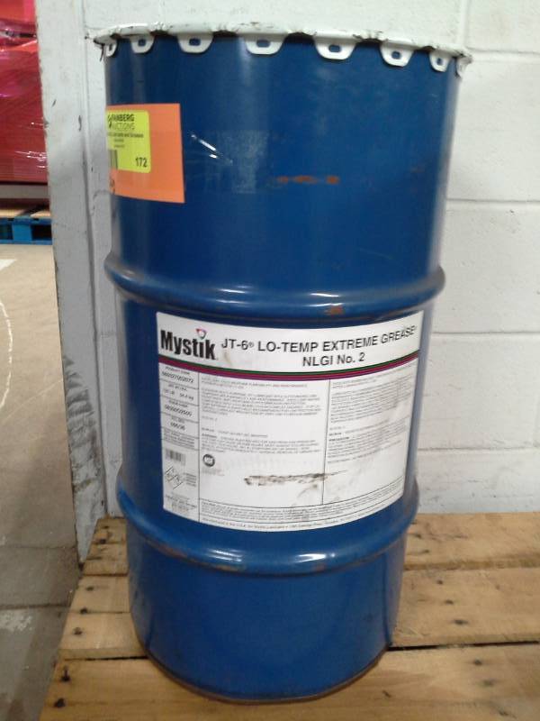 lot 172 image: 1 Keg of Mystik JT-6 Lo-Temp Extreme Grease NLGI No. 2 172-lbs.