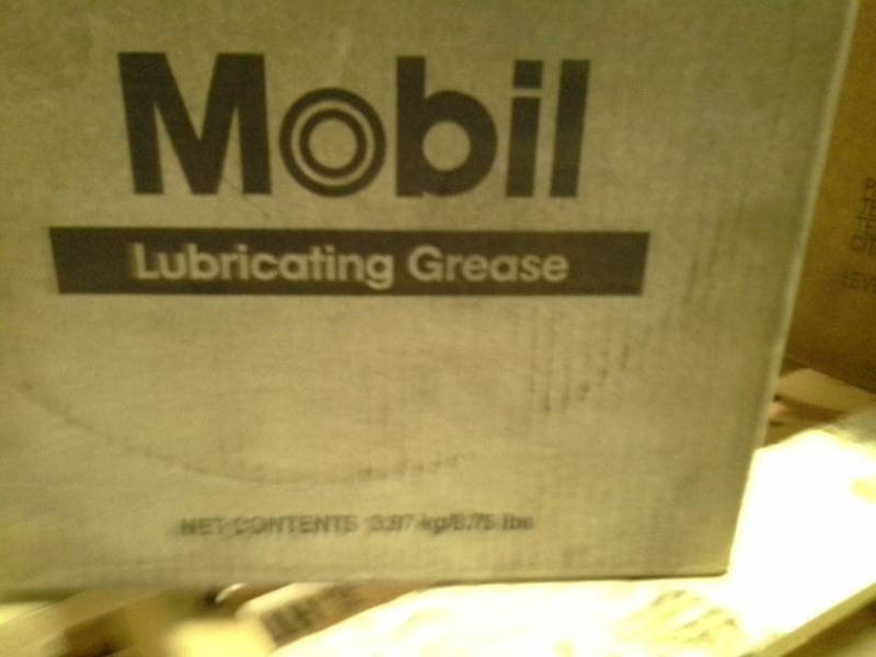lot 198 image: 1 Case of Mobil Lubricating Grease 14-oz. Cartridges