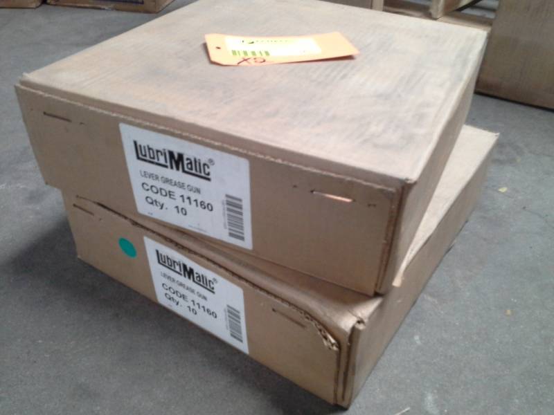 lot 211 image: 2 Cases of LubriMatic Lever Grease Guns
