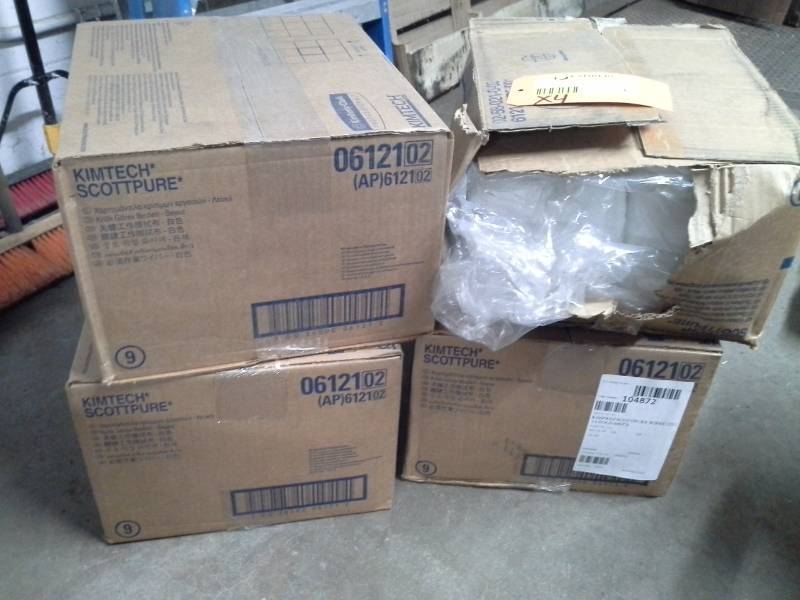 lot 212 image: 4 Cases of Kimtech Scottpure Critical Task Wipes White