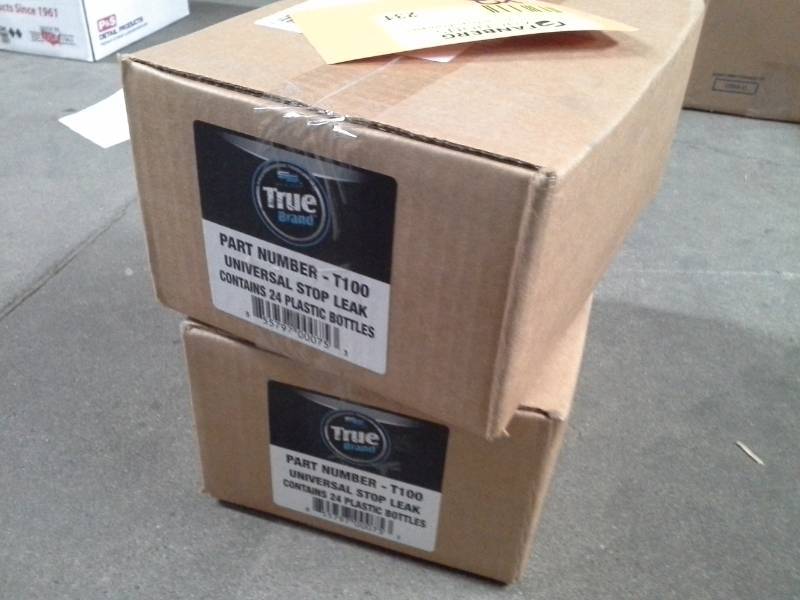 lot 231 image: 2 Cases of SS True Brand Universal Stop Leak T100 8-oz. Bottles