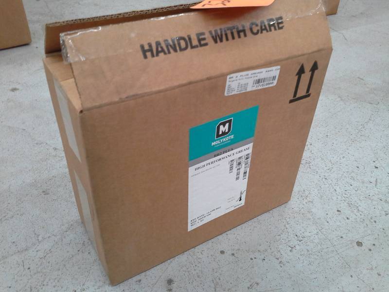 lot 327 image: 1 Case of Dow Corning Molykote BR2 High Performance Grease 4-kg.