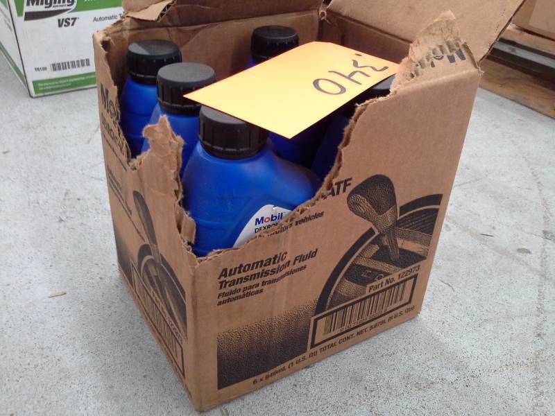lot 340 image: 6 Bottles of Mobil Dexron VI Automatic Transmission Fluid 1-qt.