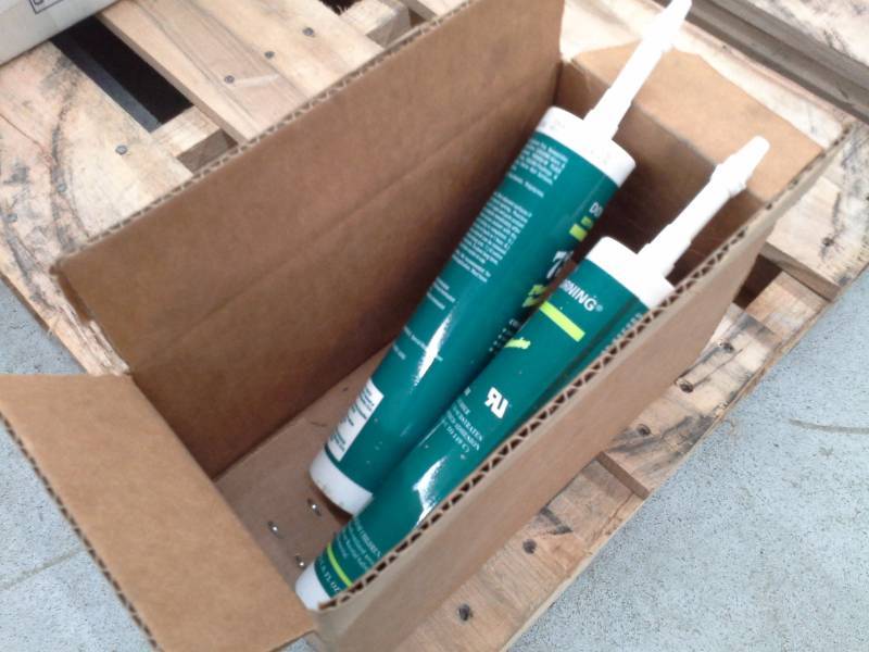 lot 341 image: 2 Tubes of Dow Corning 739 Plastic Adhesive White