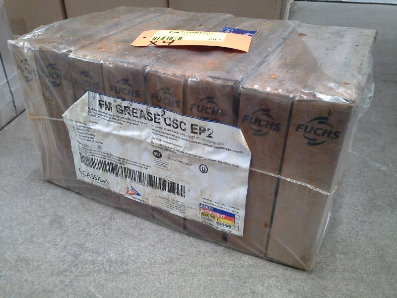 lot 283 image: 4 Cases of Fuchs Food Machinery Grease CSC EP2