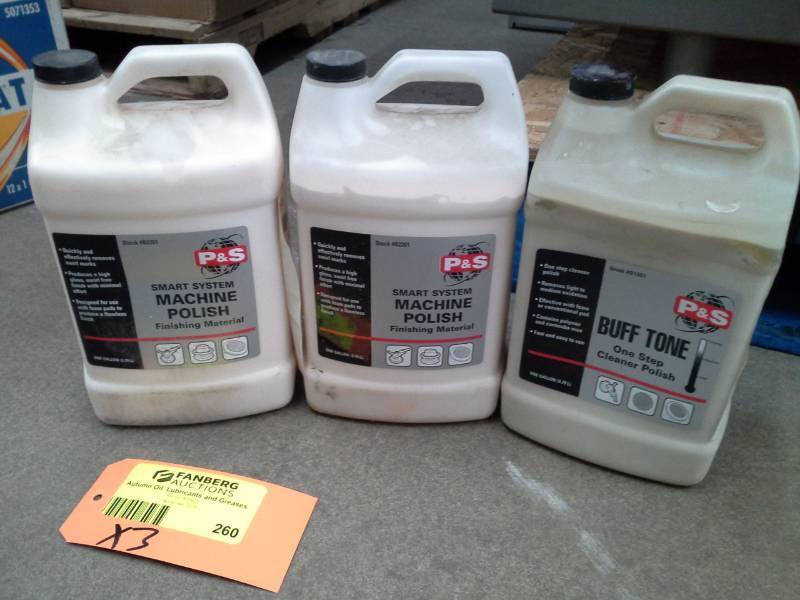 lot 260 image: 3 Gallons of Polish Product