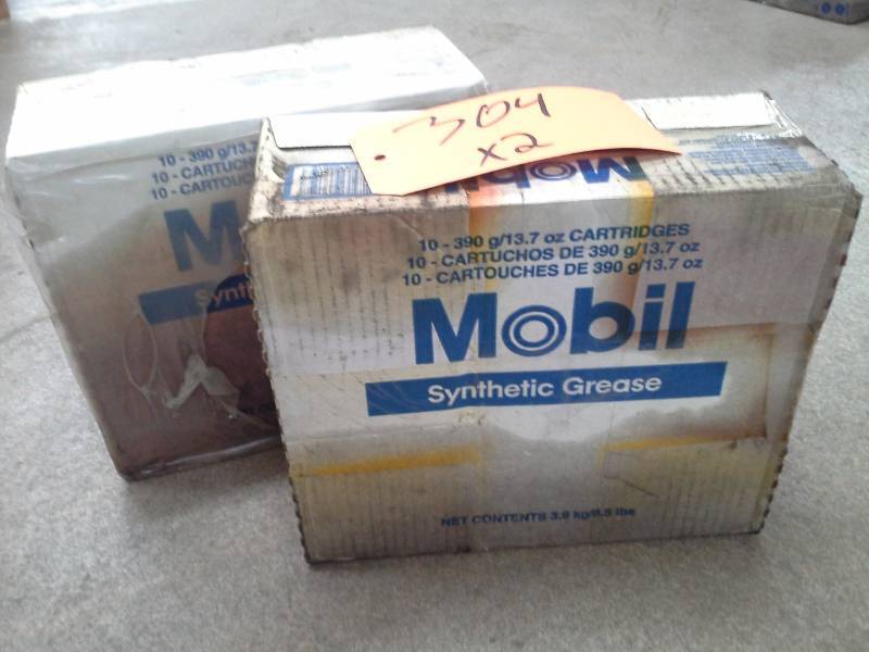 lot 304 image: 2 Cases of Mobil Synthetic Grease