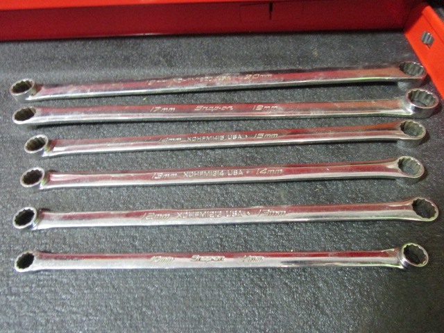 lot 288 image: SNAP ON TOOLS METRIC WRENCHES