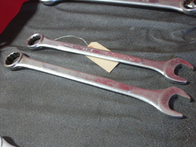 lot 300 image: 2 JUMBO OPEN AND CLOSED END WRENCHES