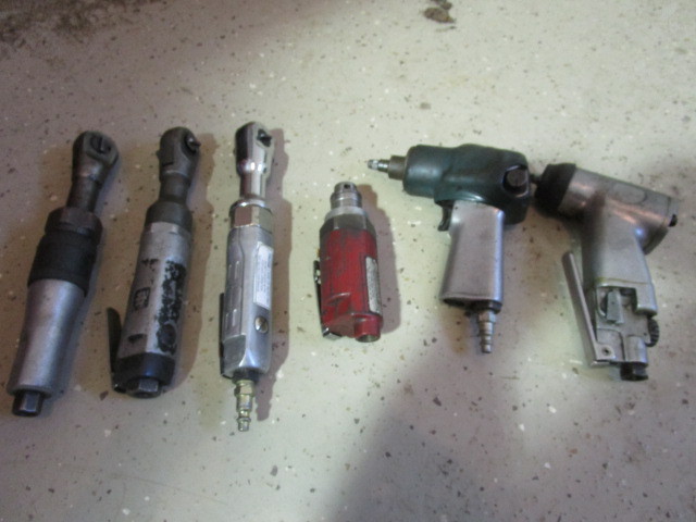 lot 312 image: MATCO AND OTHER BRAND PNEUMATIC TOOLS