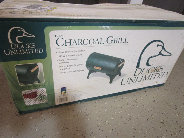 lot 373 image: DUCKS UNLIMITED CHARCOAL GRILL - NEW