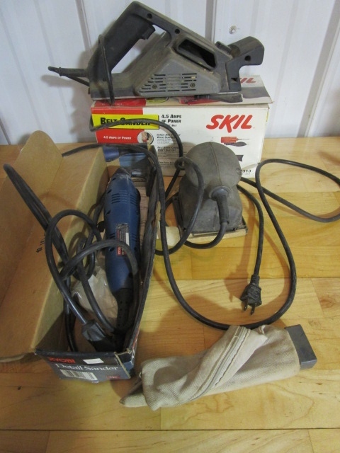 lot 240 image: POWER SANDERS AND PLANER