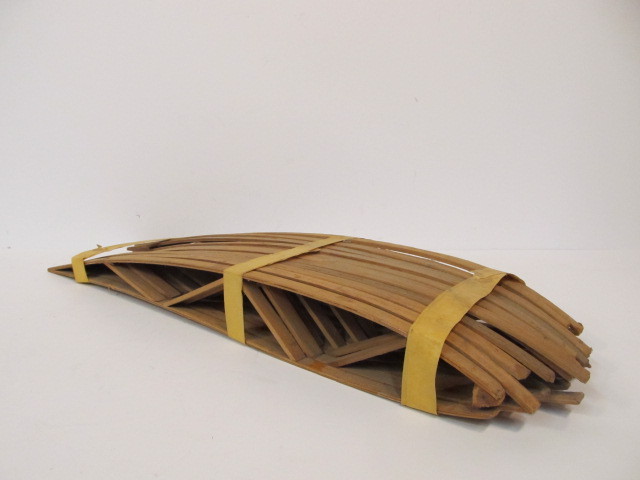 lot 93 image: Vintage Wooden Model Airplane Wing Struts