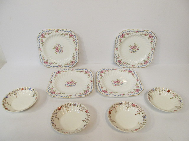 lot 140 image: Royal Doulton The Beverly Square Salad Plate and Copeland Spode