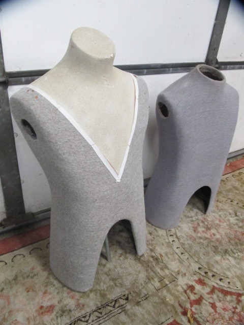 lot 67 image: Pair of Vintage Male Dress Forms Mannequins