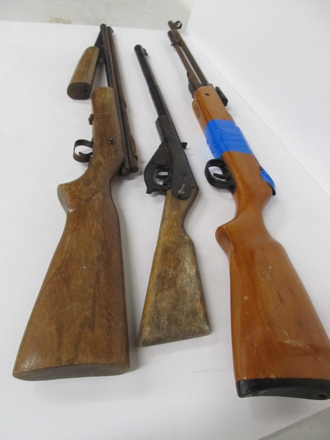 lot 190 image: Lot of 3 Vintage BB Gun Air Rifles (AS IS)