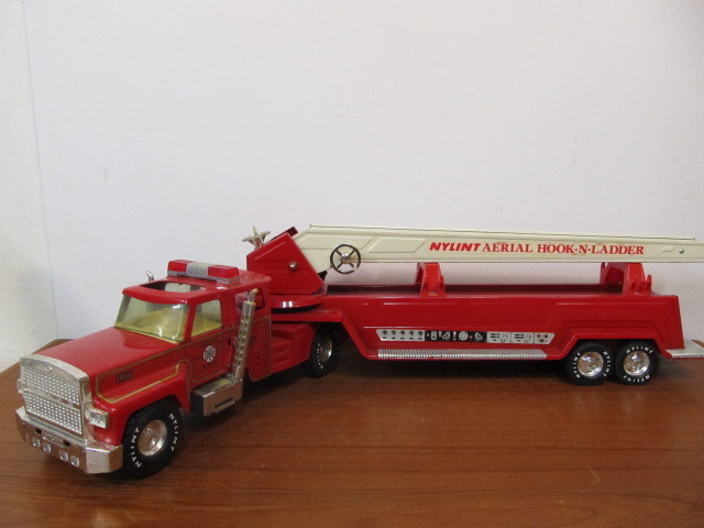 vintage hook and ladder fire truck