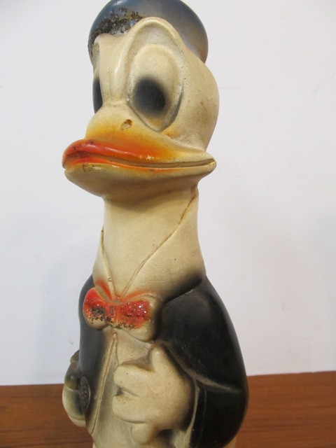 Large Vintage 1930's DONALD DUCK Chalkware Carnival Prize Statue