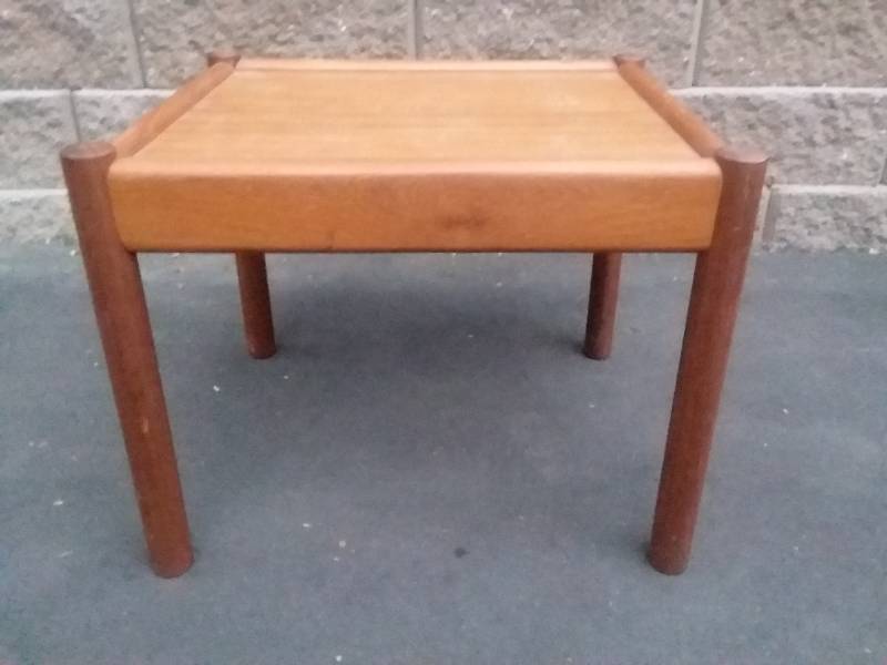 lot 269 image: Small Mid Century Danish Modern Teak Wood Table