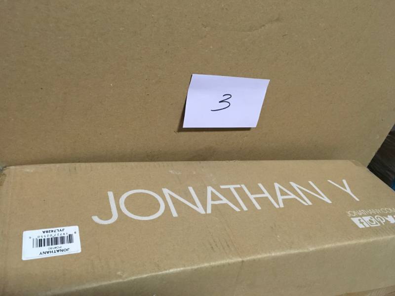 lot 3 image: JONATHAN Y Metal Vanity Light not used