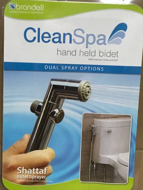 lot 19 image: Brondell CleanSpa handheld bidet new