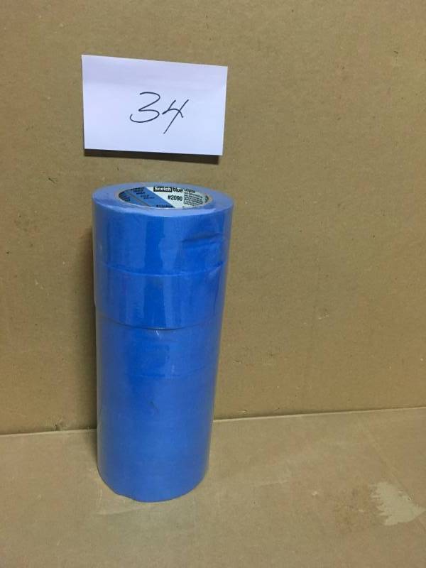 lot 34 image: 3M ScotchBlue 1.88 in. x 60 yds. Original Multi-Surface Painters Tape (6-Pack) not used