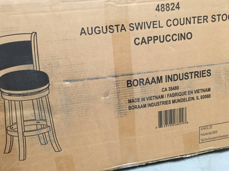 lot 45 image: Boraam Augusta Swivel Stool not used